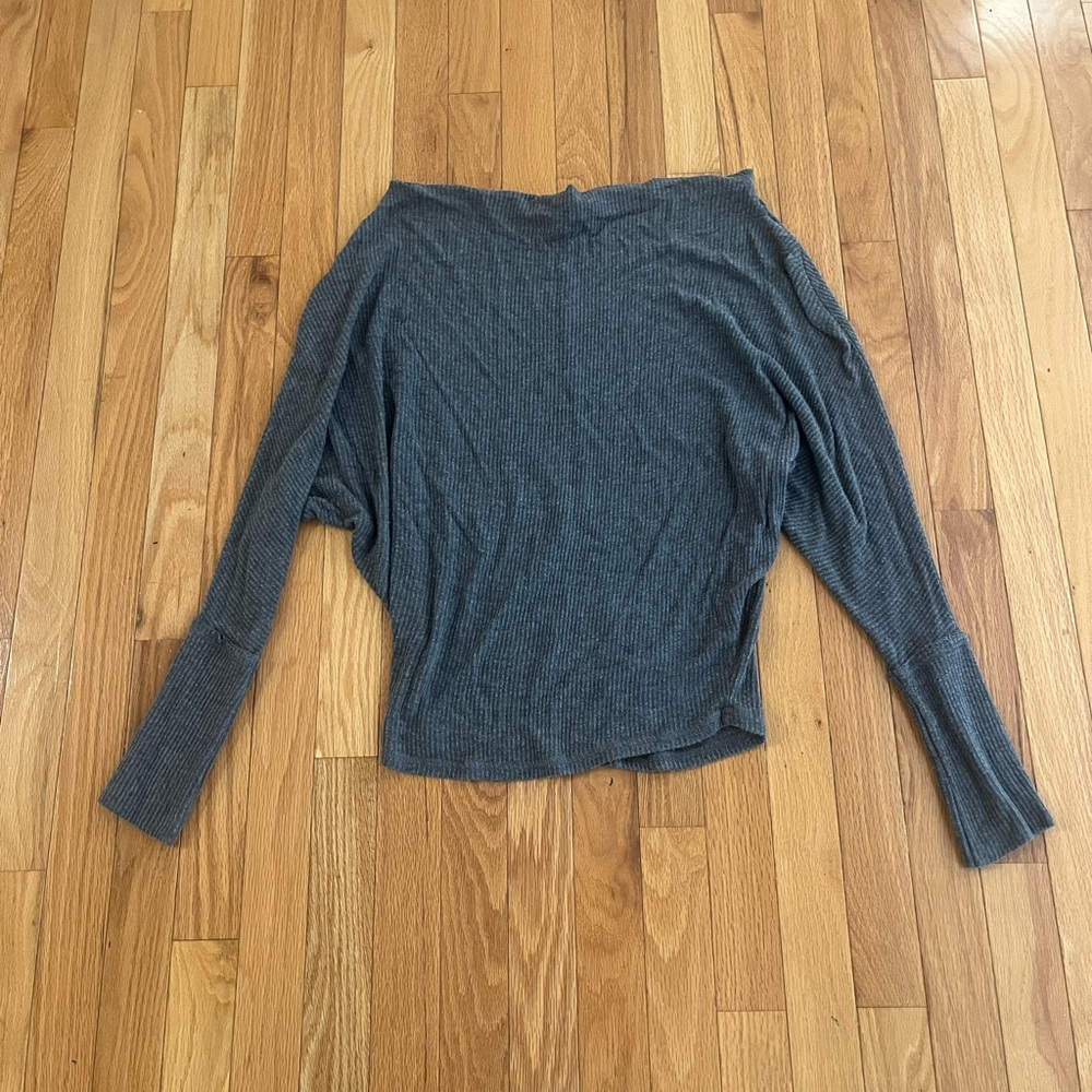 Elegant Charcoal Women's Blouse